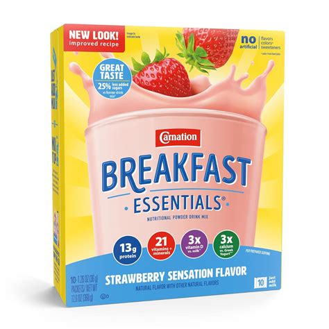 Amazon.com : Carnation Breakfast Essentials Complete Nutritional Drink ...