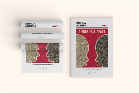Things Fall Apart Book Cover Art Print: Chinua Achebe Minimalist Poster ...