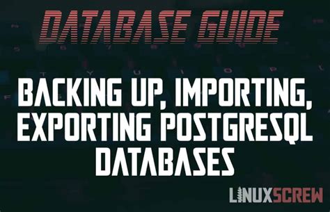 Image result for Export PostgreSQL Database Dump