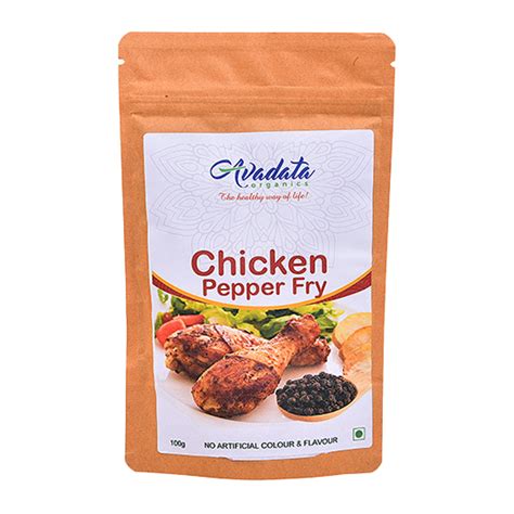 Chicken Pepper Fry Mix 100 g – Avadata Organics