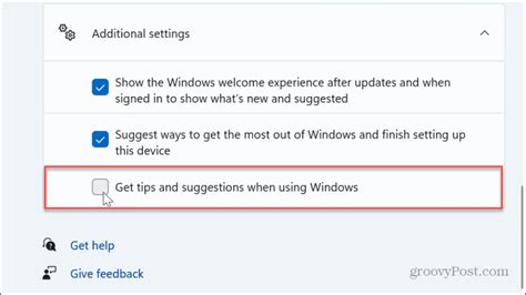Image result for Disable Windows Tips