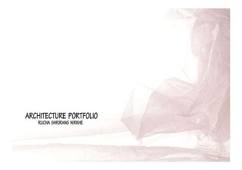 Architectural & interior design portfolio by Rucha Nirkhe - Issuu