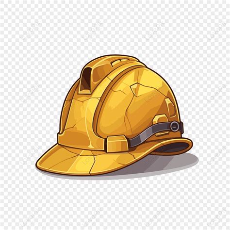 Hard Hat Clipart Gold Safety Hard Hat Illustration Isolated On White ...