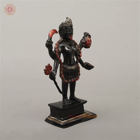 Brass Kali, Black Finish, 8.5" – Dharma Statues