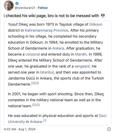 Yusuf Dikec Memes: 21 Reactions to the Viral Olympian