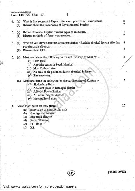 Environmental Studies 2016-2017 BCom IDOL (Correspondence) 1st Year ...