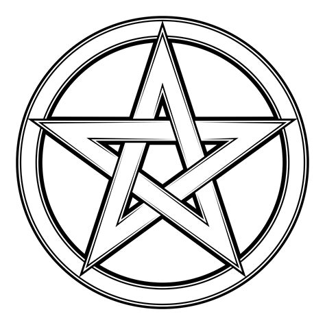 Printable Pentagram Symbol | Printable Pentagram Template – QNAG