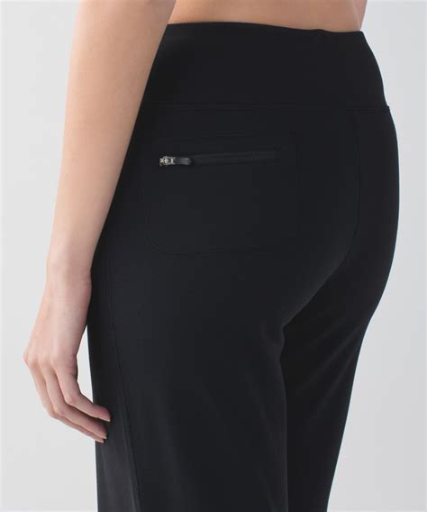 Lululemon Relaxed Fit Pant - Black - lulu fanatics