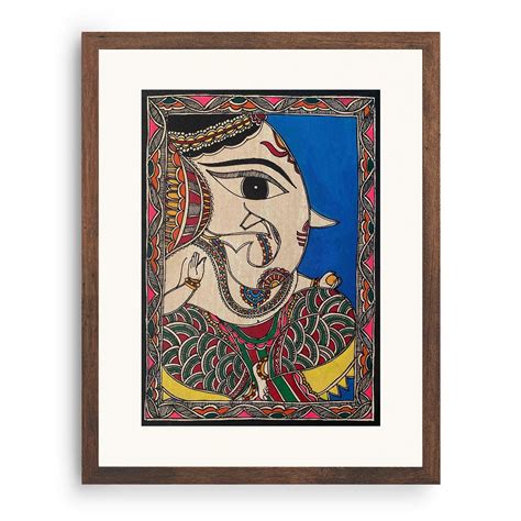 Lord Ganesha , Madhubani Art, Madhubani Painting – Dessine Art