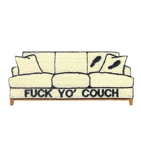 Dirty Couch Embroidered Iron On Patch – Patch Collection