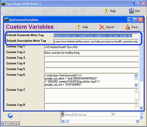 Image result for Coding Custom Variables