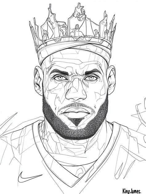 Lebron James Lakers Coloring Pages [2025]