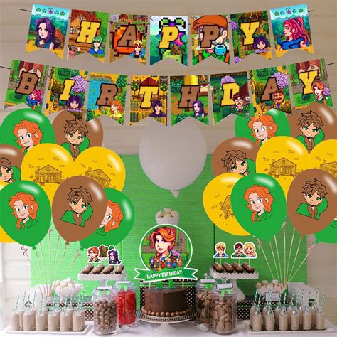 Stardew Valley Birthday Party Decorations, Funny Game Themed Party ...