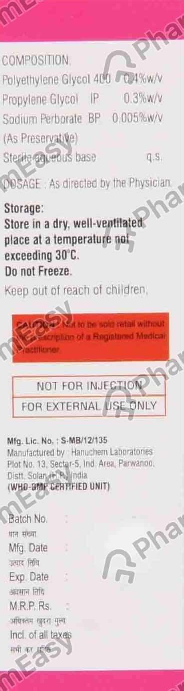 Starlub Eye Drops 10ml: Uses, Side Effects, Price & Dosage | PharmEasy