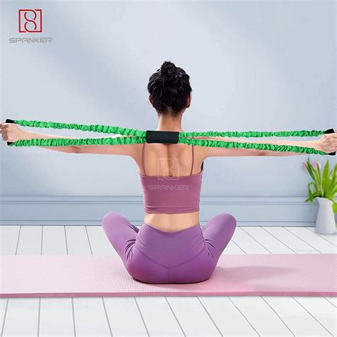 Toyshine Spanker Upgraded Figure 8 Resistance Band, Yoga Strap Fitness