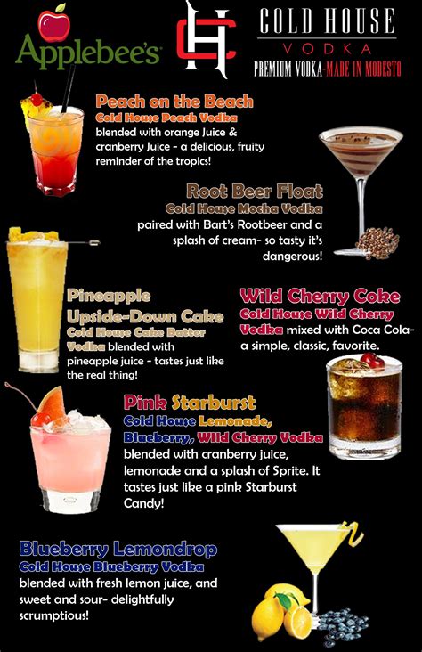 Applebees Drink Menu