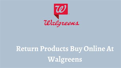 Walgreens Return Policy [2023] - Complete Guide - HealthNord