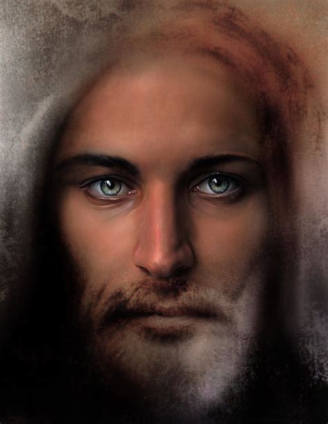 Real Face Of Jesus Painting