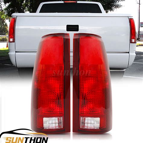 Halogen Tail Lights For 88-98 Chevy GMC C10 C/K 1500 Suburban Tahoe ...