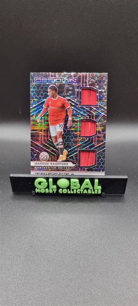 Marcus Rashford 2021 22 Panini Obsidian Red Pulsar | Ubuy India