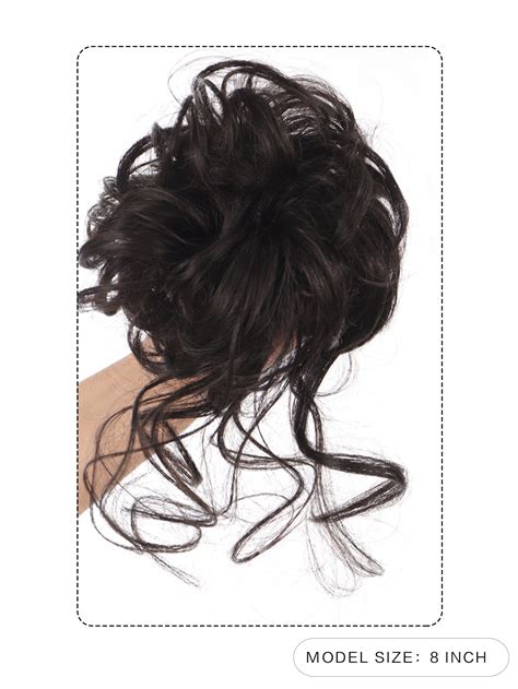 Short Curly Synthetic Hair Bun With Claw | SHEIN