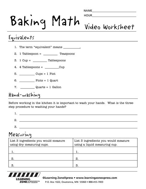 Bread Worksheet 的图像结果