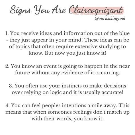4 Signs You Are Claircognizant