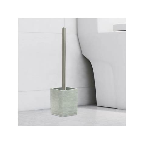 Buy OBSESSIONS Polyresin Toilet Brush with Holder, Grey Online