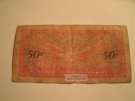 Fifty Cents Military Payment Certificate