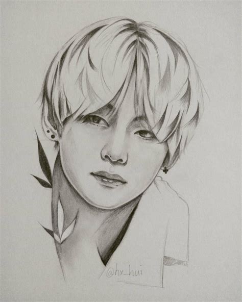 Bts Drawing Easy V Cartoon at Jamie Lamont blog