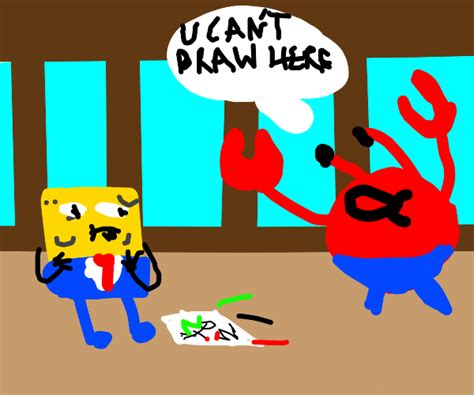 spongebob, rule 34 - Drawception