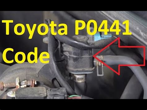 Toyota Engine Code P0441 的图像结果