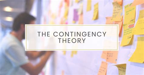 Image result for Contingency Management Theory