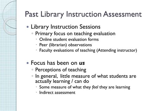 Library Instruction 的图像结果