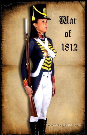 Revolutionary War Military Body Paint Poster 12x18 Tribute Body ...