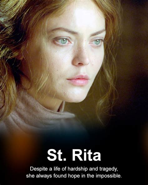 MOVIE NIGHT: St. Rita, Part 2, TONIGHT at 8 p.m. ET. The life of Rita ...
