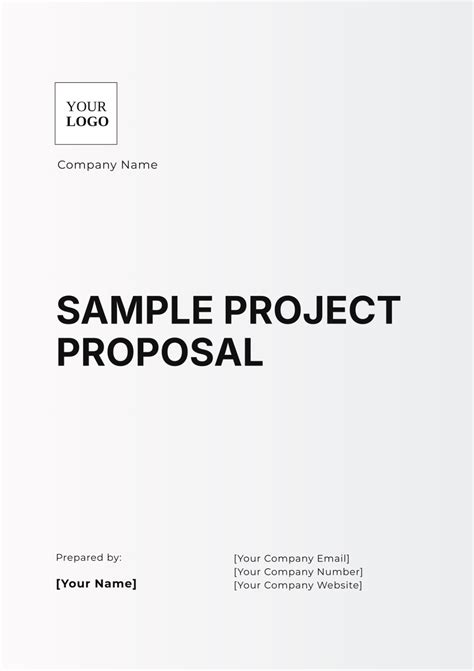Free Government Project Proposal Template to Edit Online