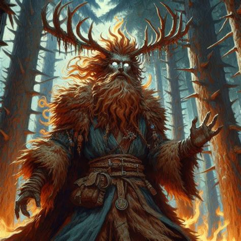 Silvanus the Oak Father, god of wild nature : r/dndai