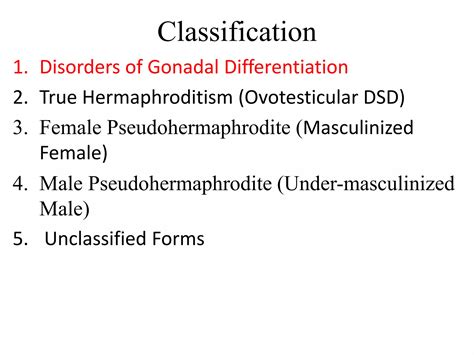 Disorders of sex development | PPTX