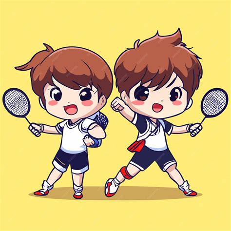 Badminton Cartoon 的图像结果