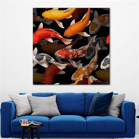 Invite Prosperity and Harmony with our Feng Shui Koi Fish Canvas ...