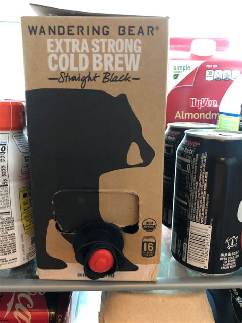 Organic Cold Brew On Tap (96 oz) - Straight Black - Wandering Bear Coffee