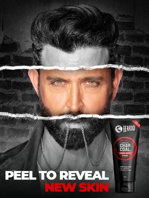 Beardo Activated Charcoal Peel Off Mask for Men