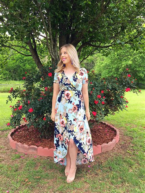 Beautiful Spring Floral Maxi Dress - Kindly Unspoken