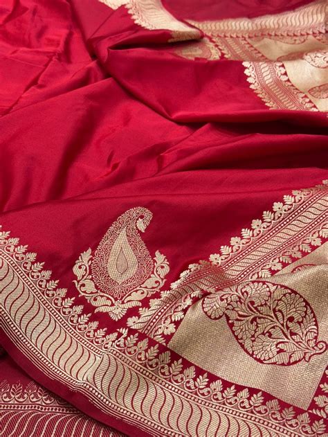 Buy Online 100% Pure Banarasi Silk Saree – HMR Handlooms