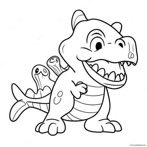 Chomper Coloring Page (63473-50220)