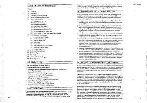 Unit-10 - International Business Logistics - Unit 10 - Structure 10 ...