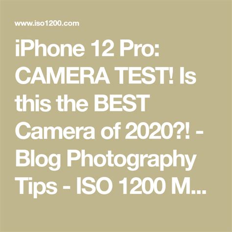 Image result for iPhone 12 Pro Camera Test