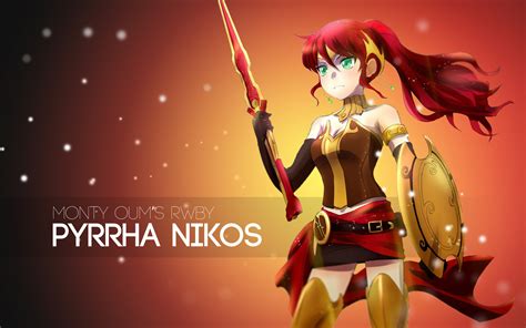Pyrrha Nikos HD Wallpaper - RWBY Anime Art by AssassinWarrior
