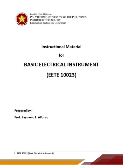 Image result for Basic Electrical Engineering Instrument